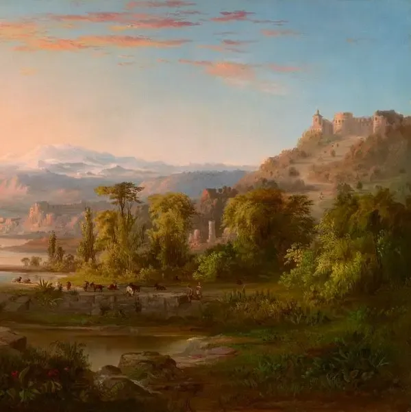 Tableau paysage Italie